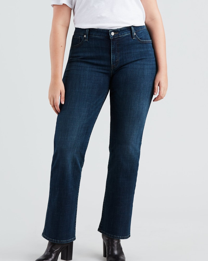 Levi s Women s Trendy 415 Classic Bootcut Jeans Dark Blue 24W Blue